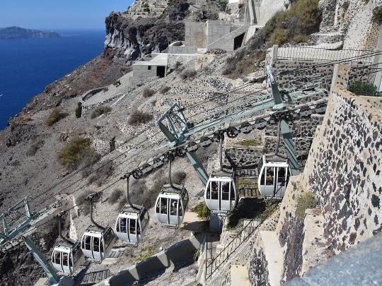 Santorini Cable Car, Experience near Cally Cave House (large image)